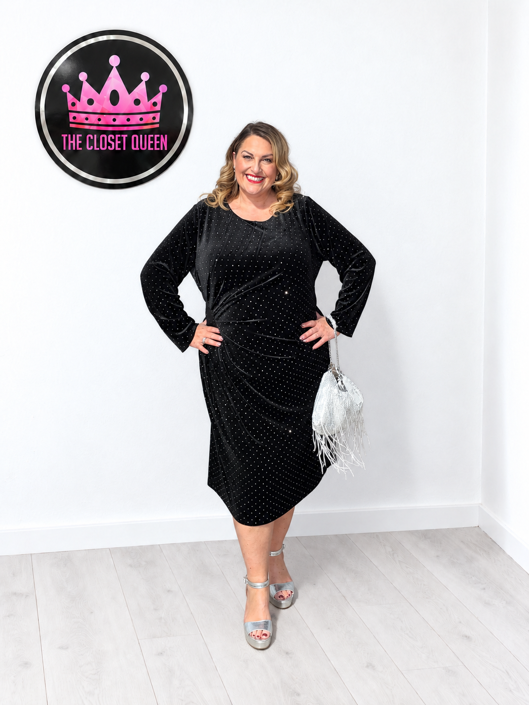 Starlight Velvet Feel Dress