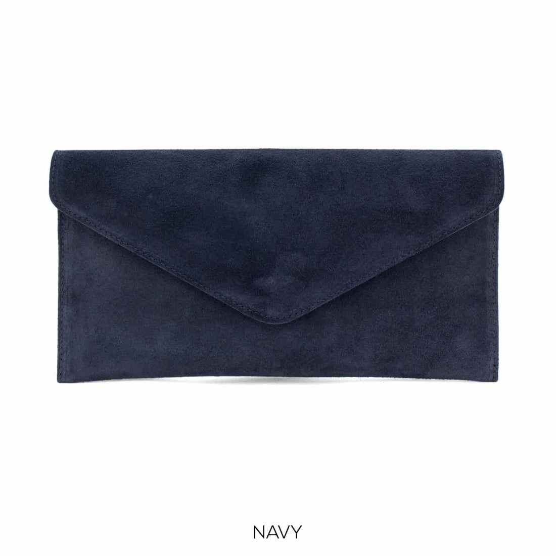Envelope Clutch Suede Leather