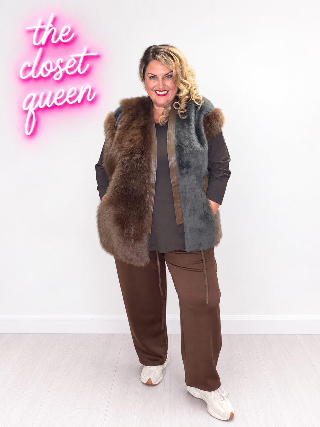 Visa Faux Fur Gilet