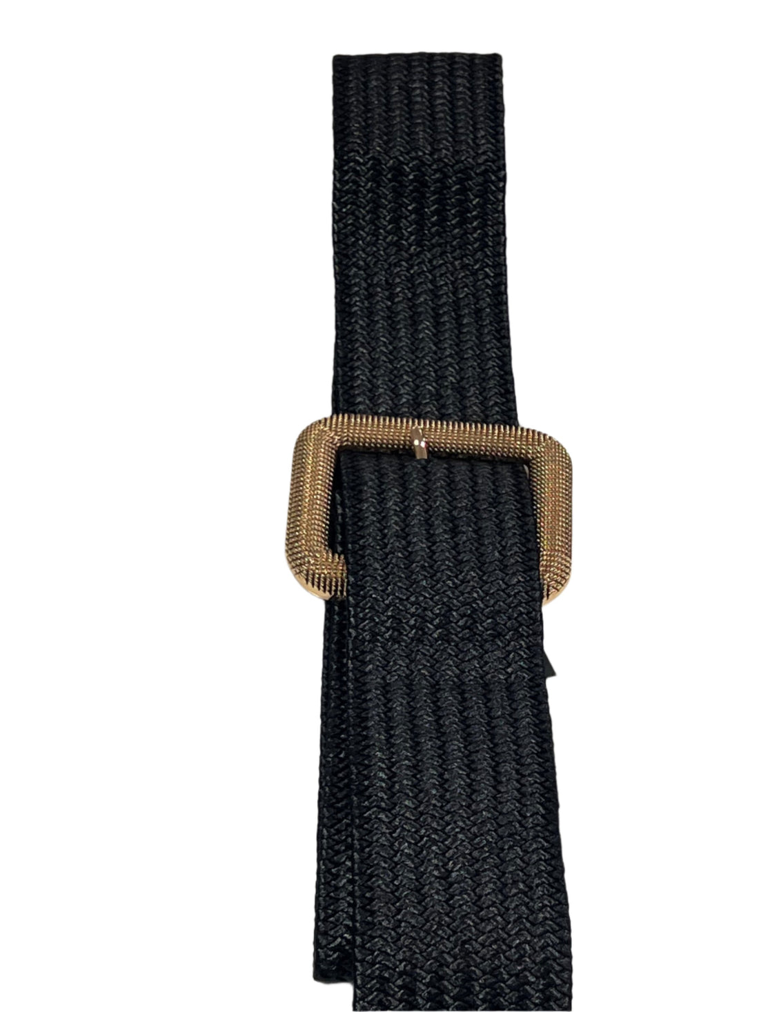 Weave belt black plus size 