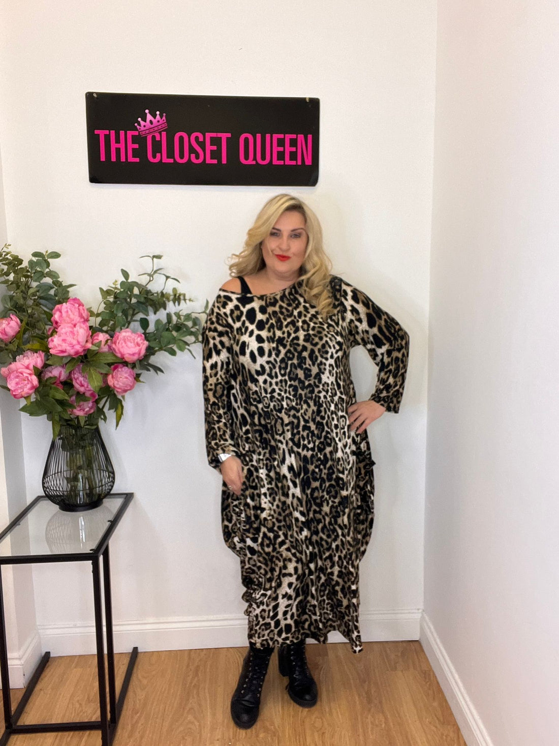 Array Dress Leopard Print