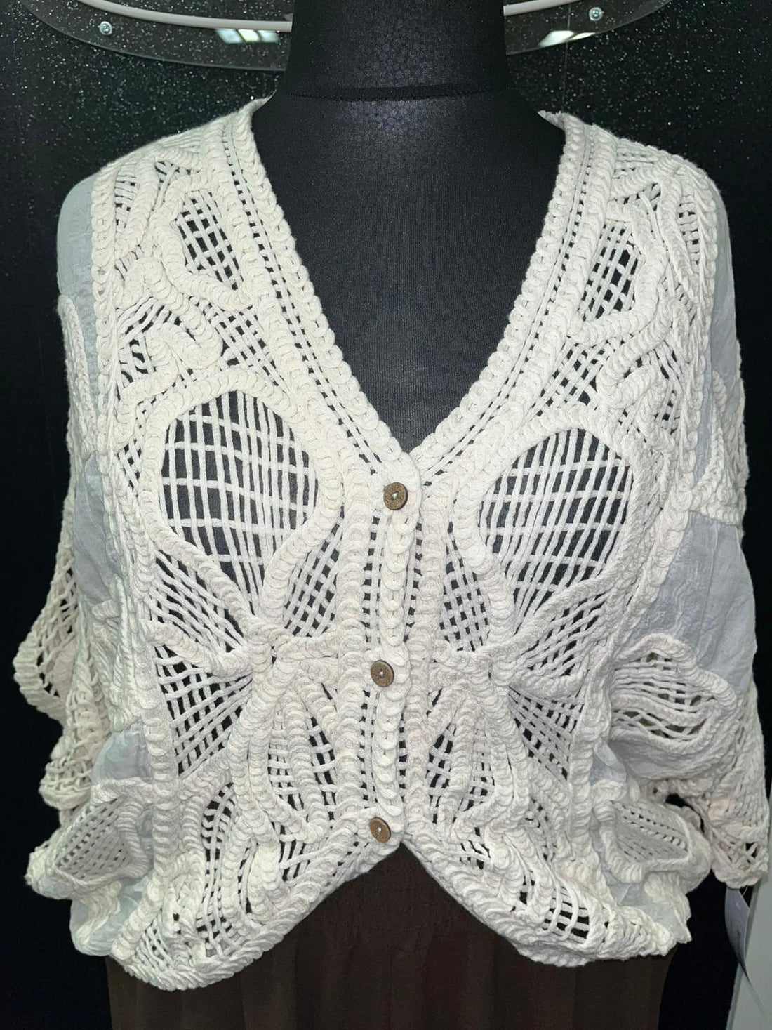 Natalia Crochet Jacket