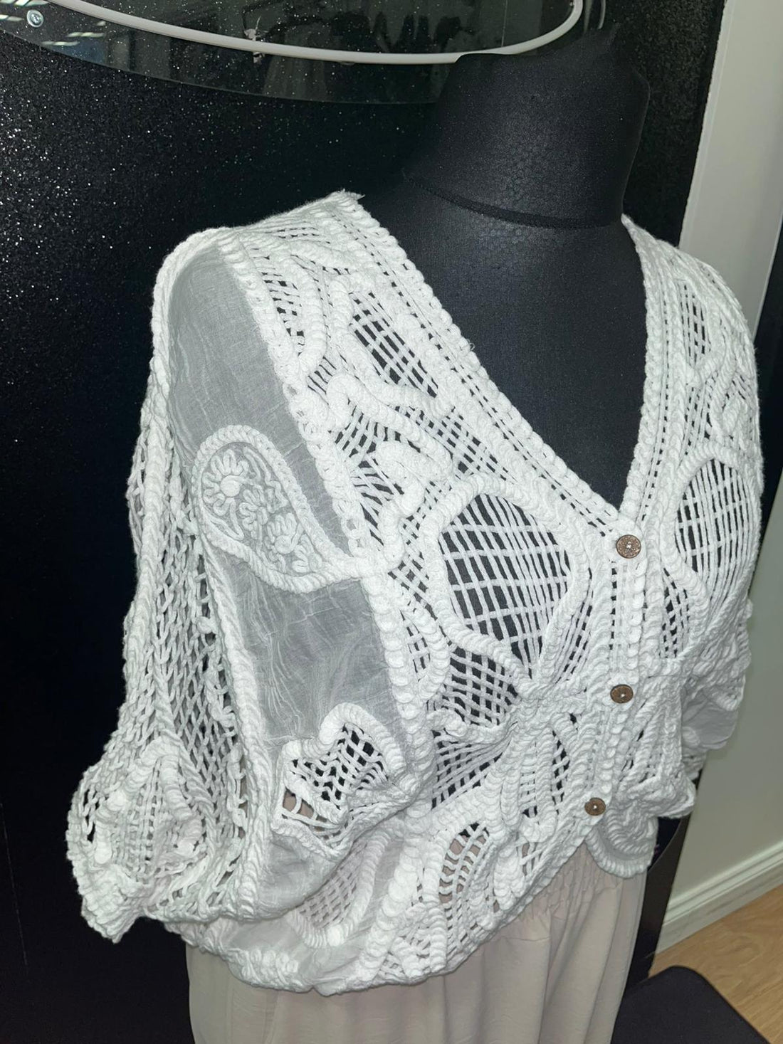 Natalia Crochet Jacket