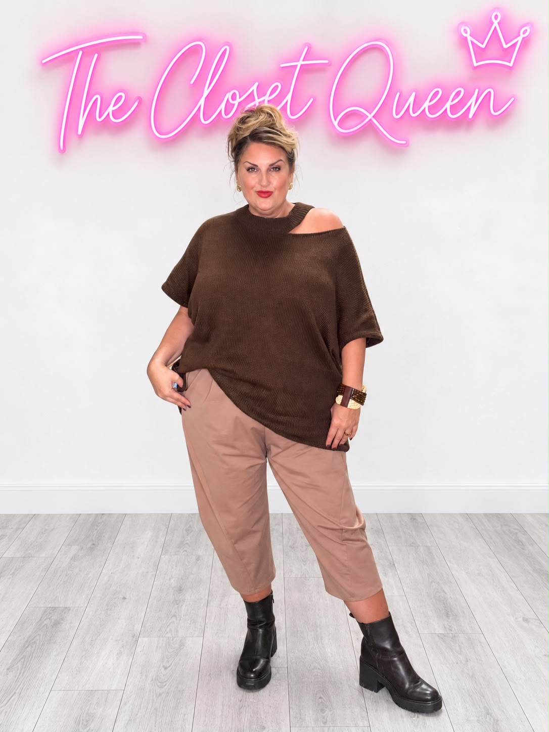 Slit Shoulder Jumper