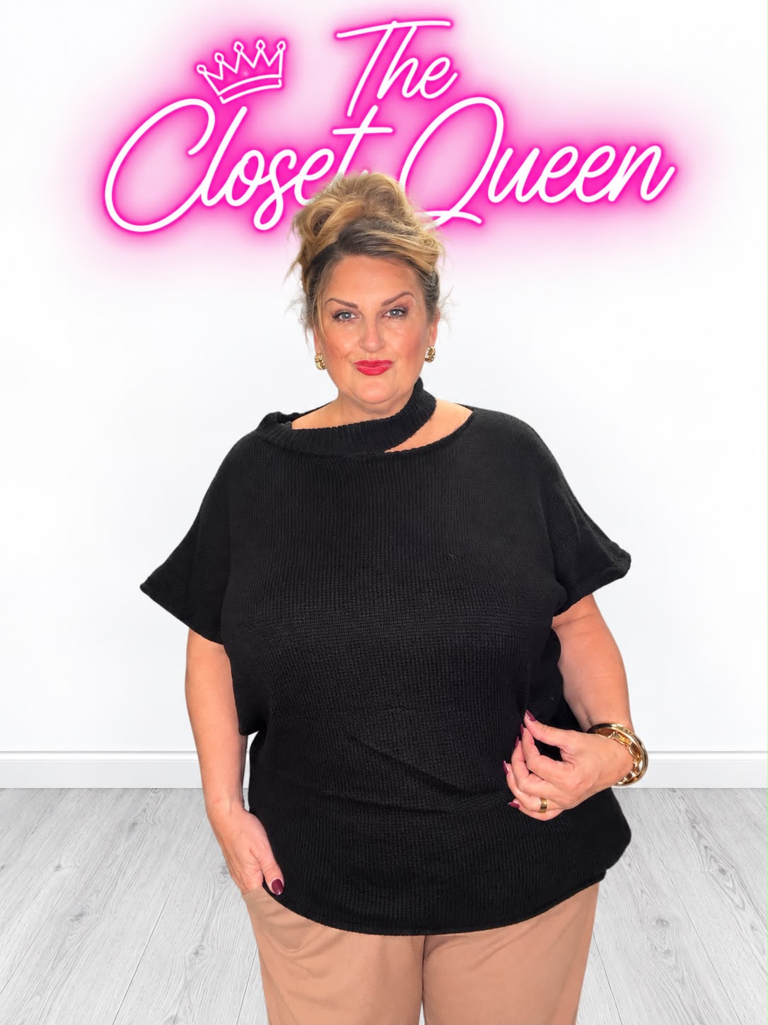 Slit Shoulder Jumper