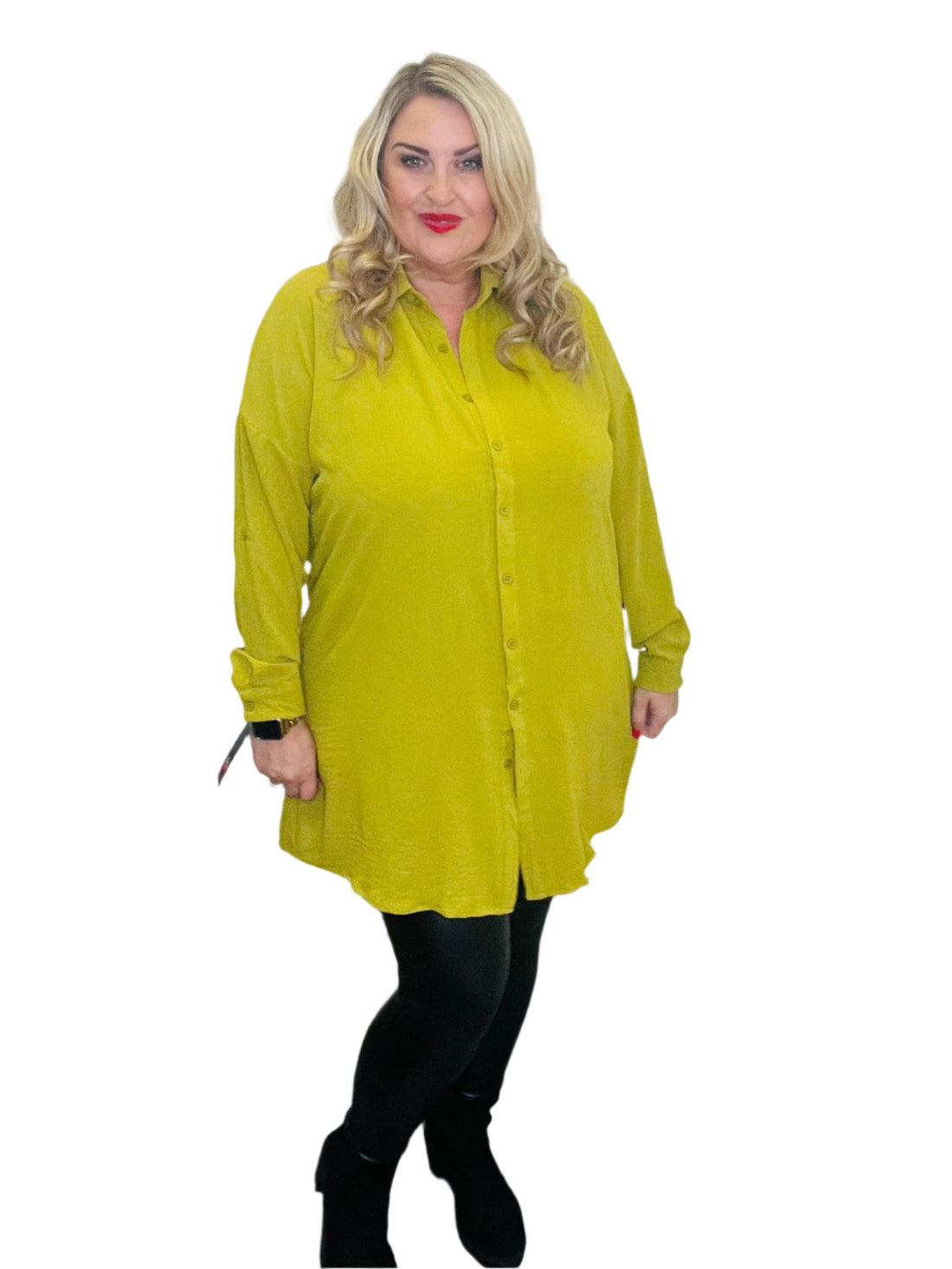 atlantic shirt olive green plus size long sleeve smart casual