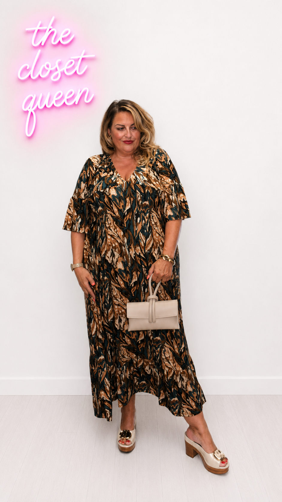 Bailey Dress Quail Print