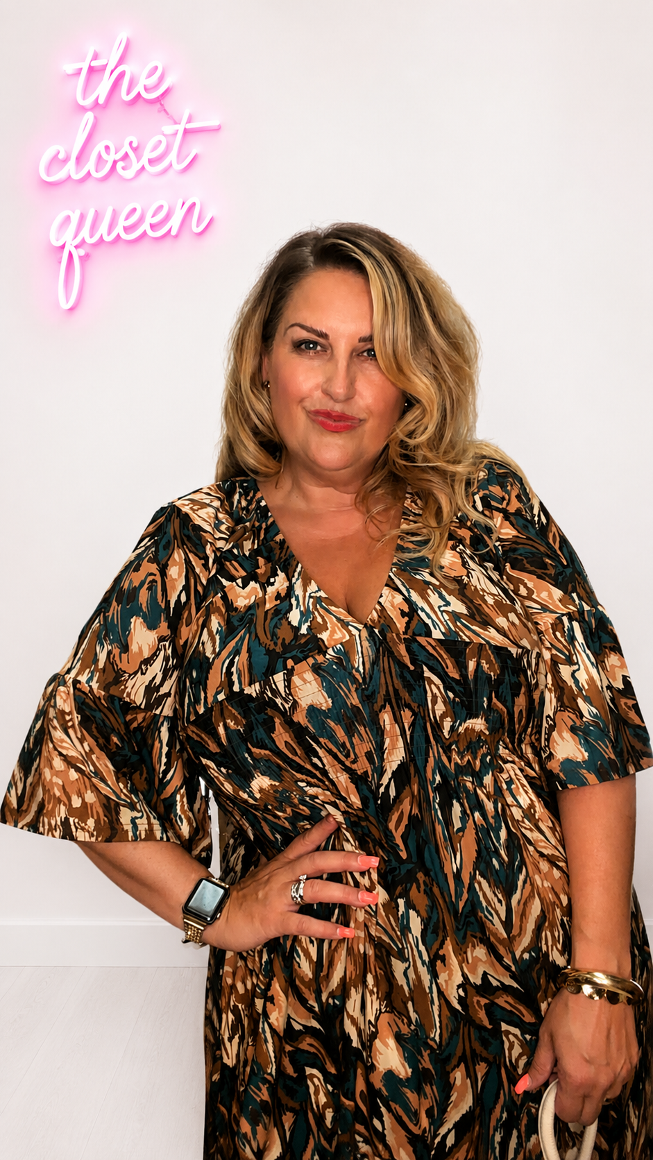 Bailey Dress Quail Print