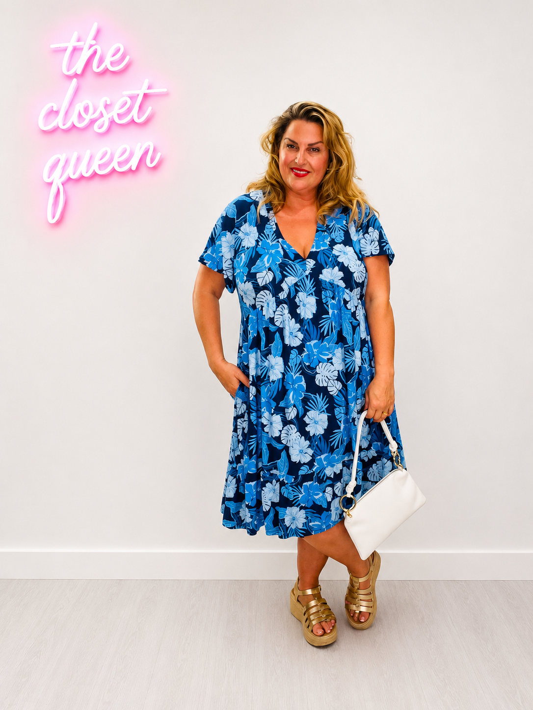 Blue Hawaii Dress
