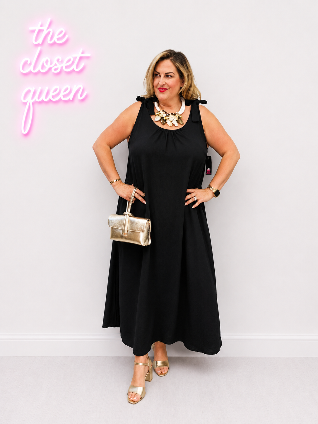 Bow Tie Maxi Dress