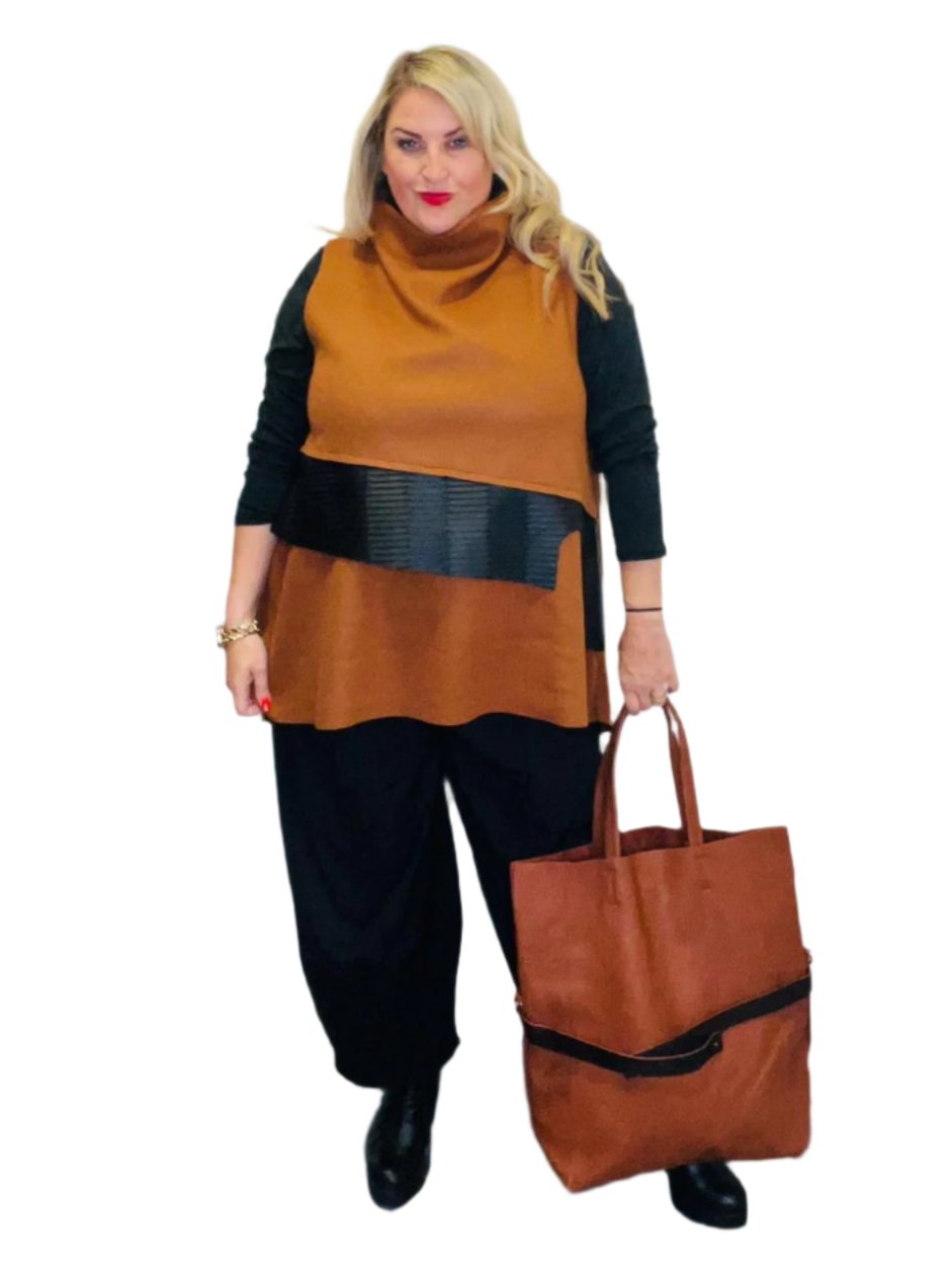 brinky tabard ID tan plus size