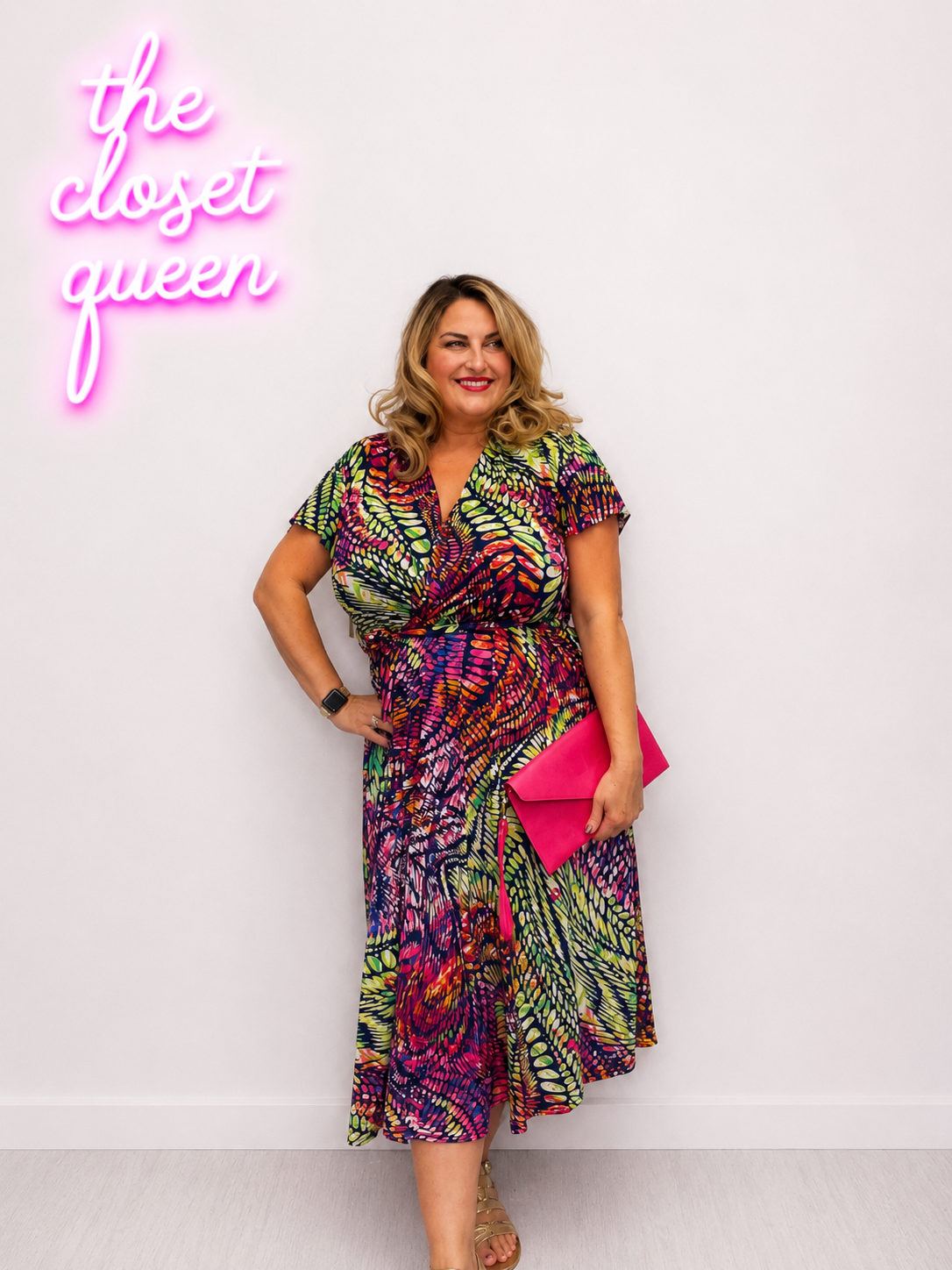 Capri Dress Peacock