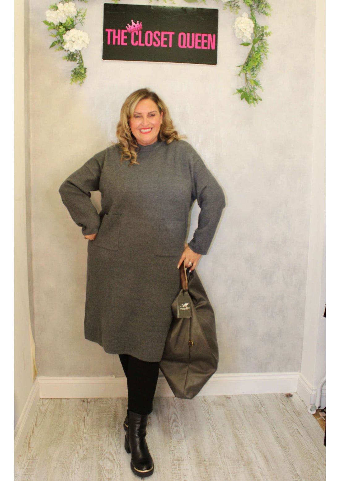 Cocoon Luxury Jumper Dress