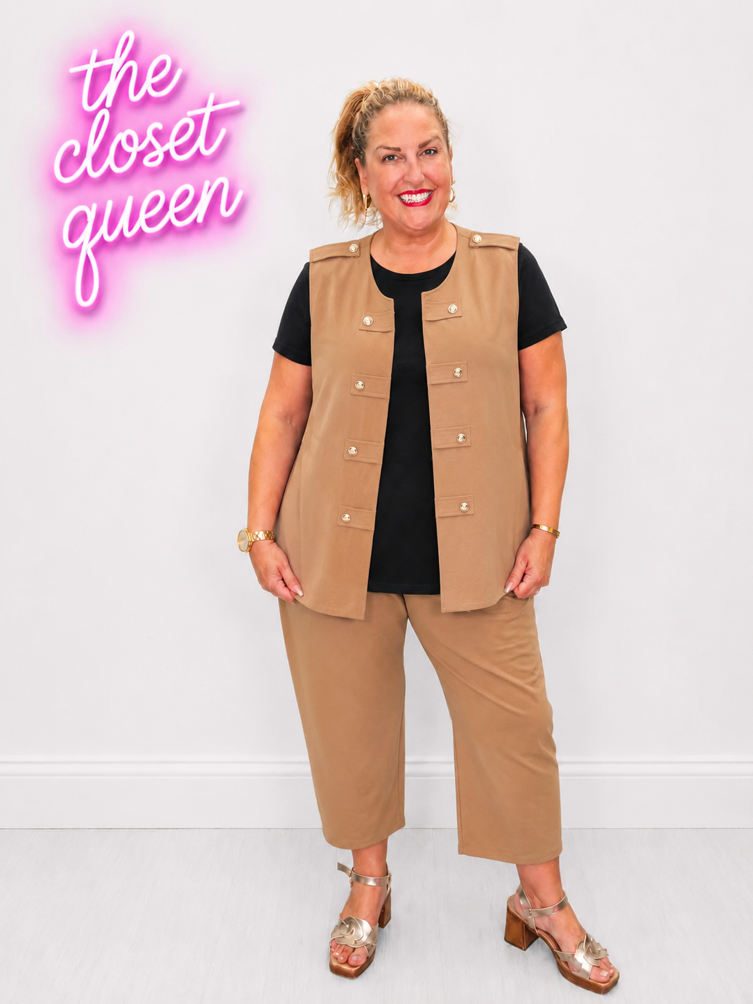 Frankie Military Waistcoat