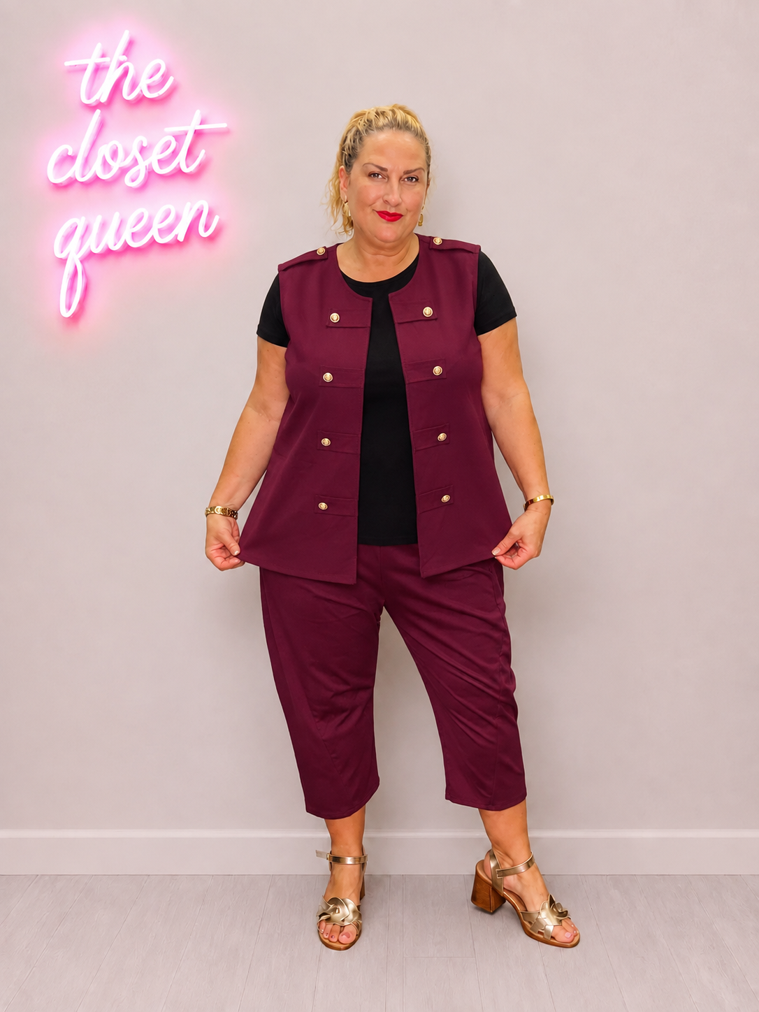 Frankie Military Waistcoat