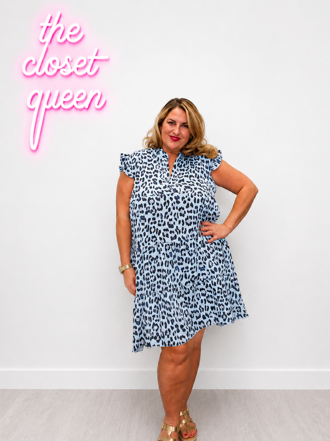 Frill Sleeve Mary Jane Animal