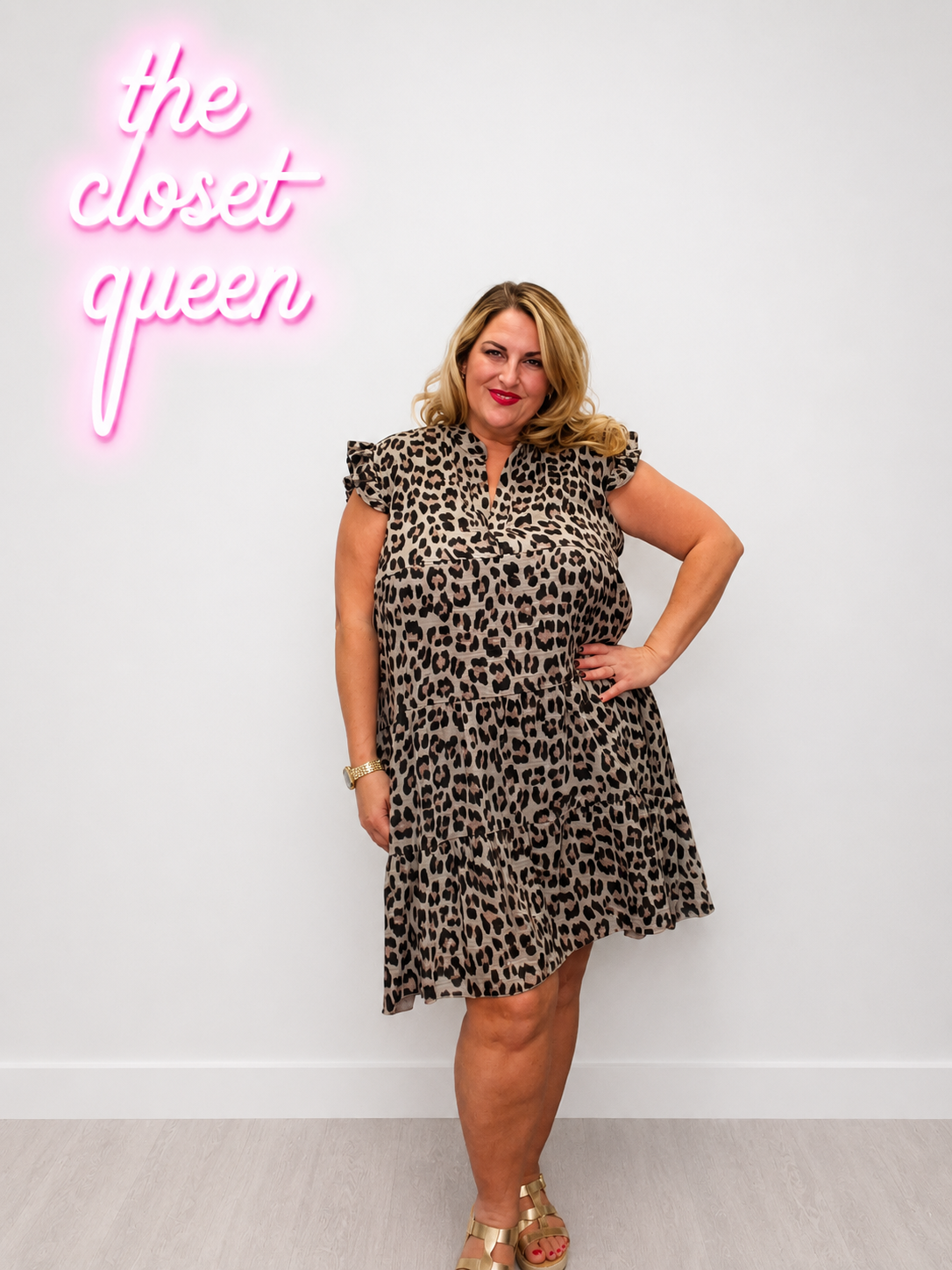 Frill Sleeve Mary Jane Animal