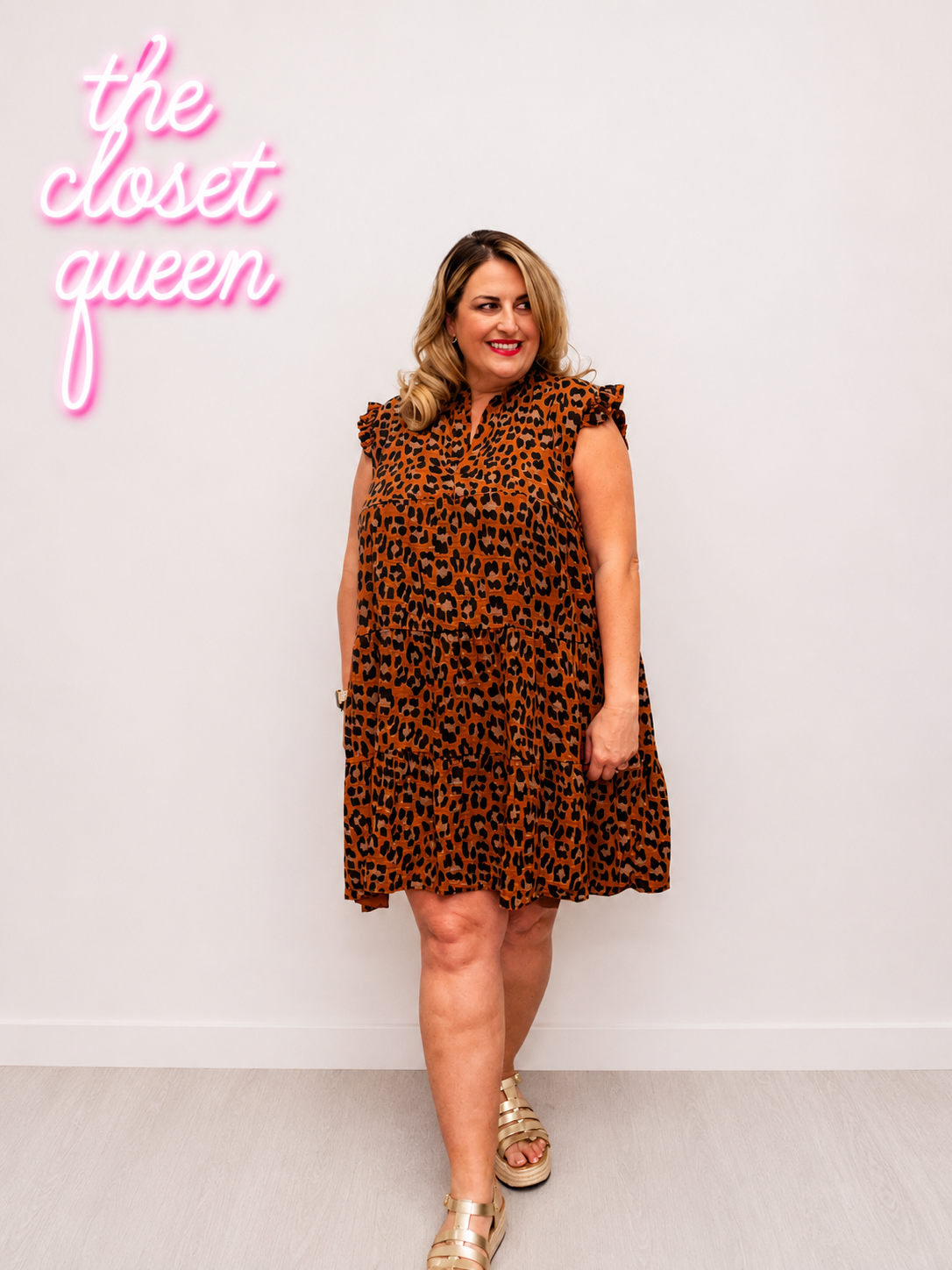 Frill Sleeve Mary Jane Animal