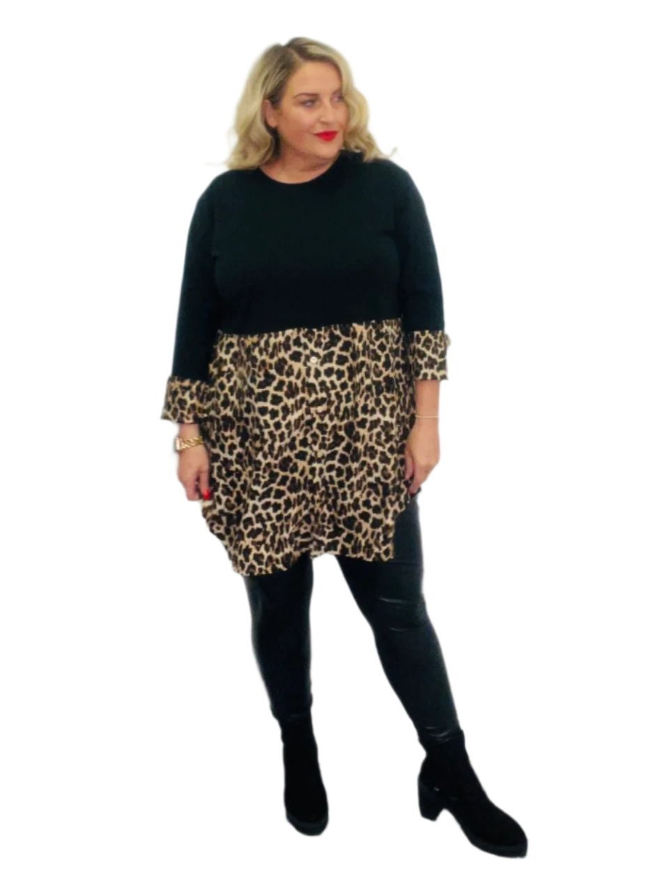 Queenie leopard trainers deals