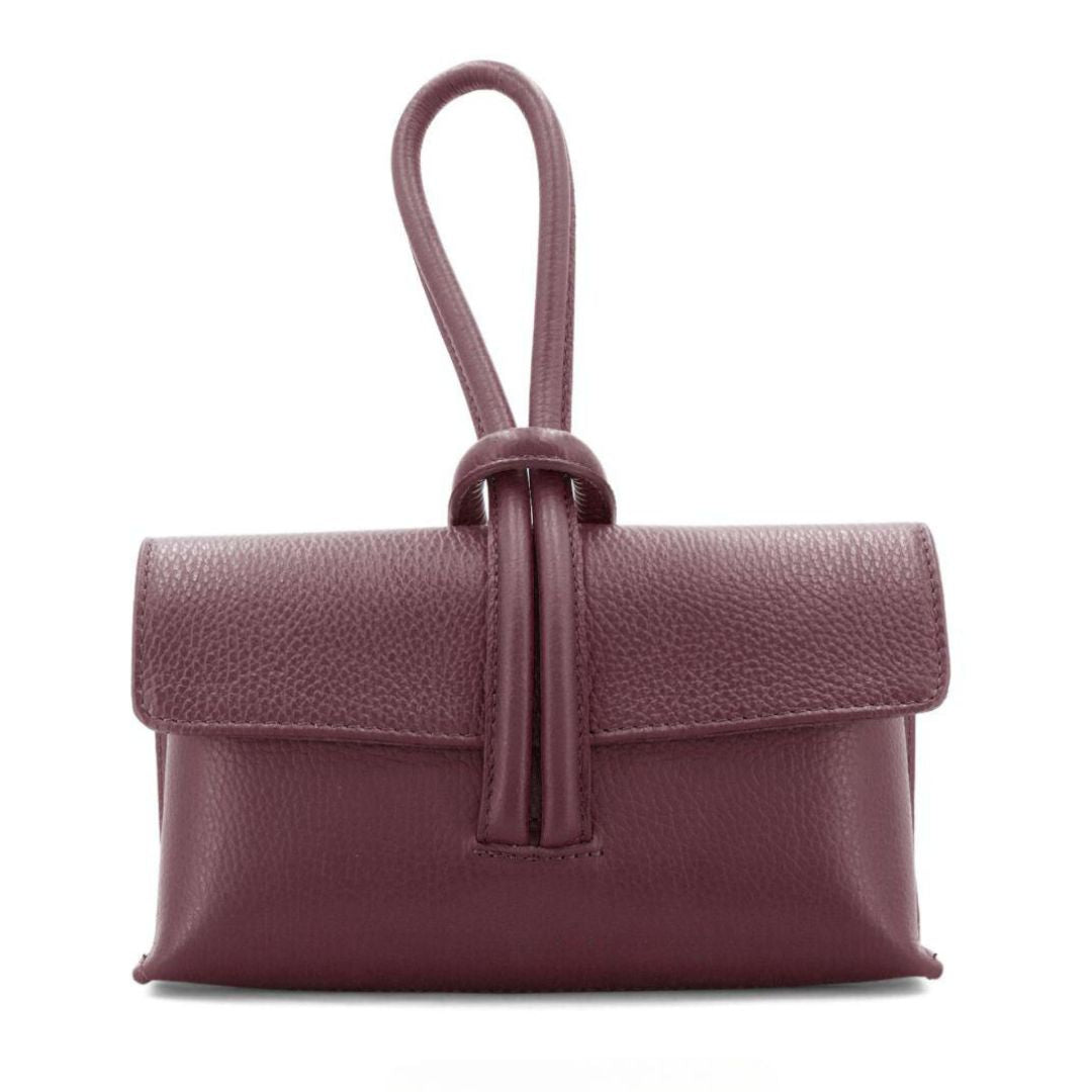 kimmy loop bag burgundy