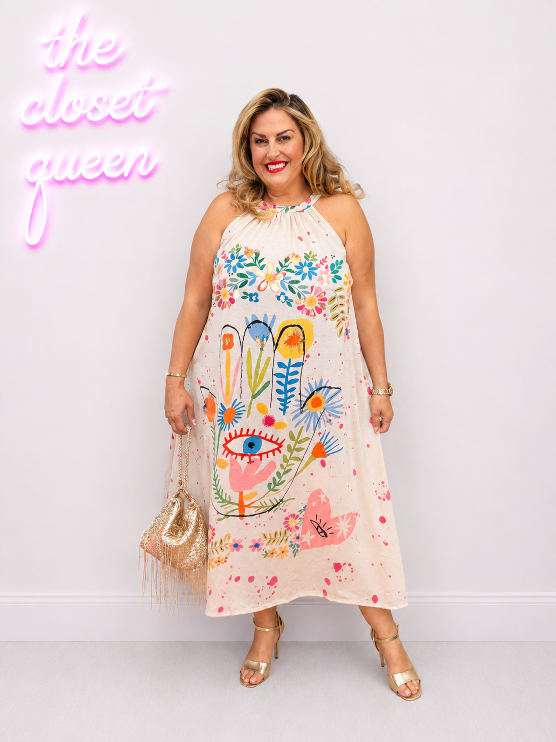 Lurey Third Eye Halter Dress
