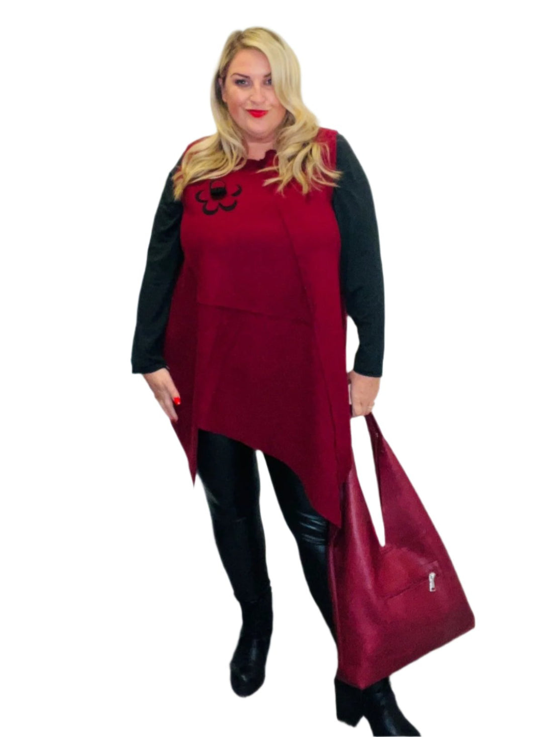 petal tabard ID wine plus size