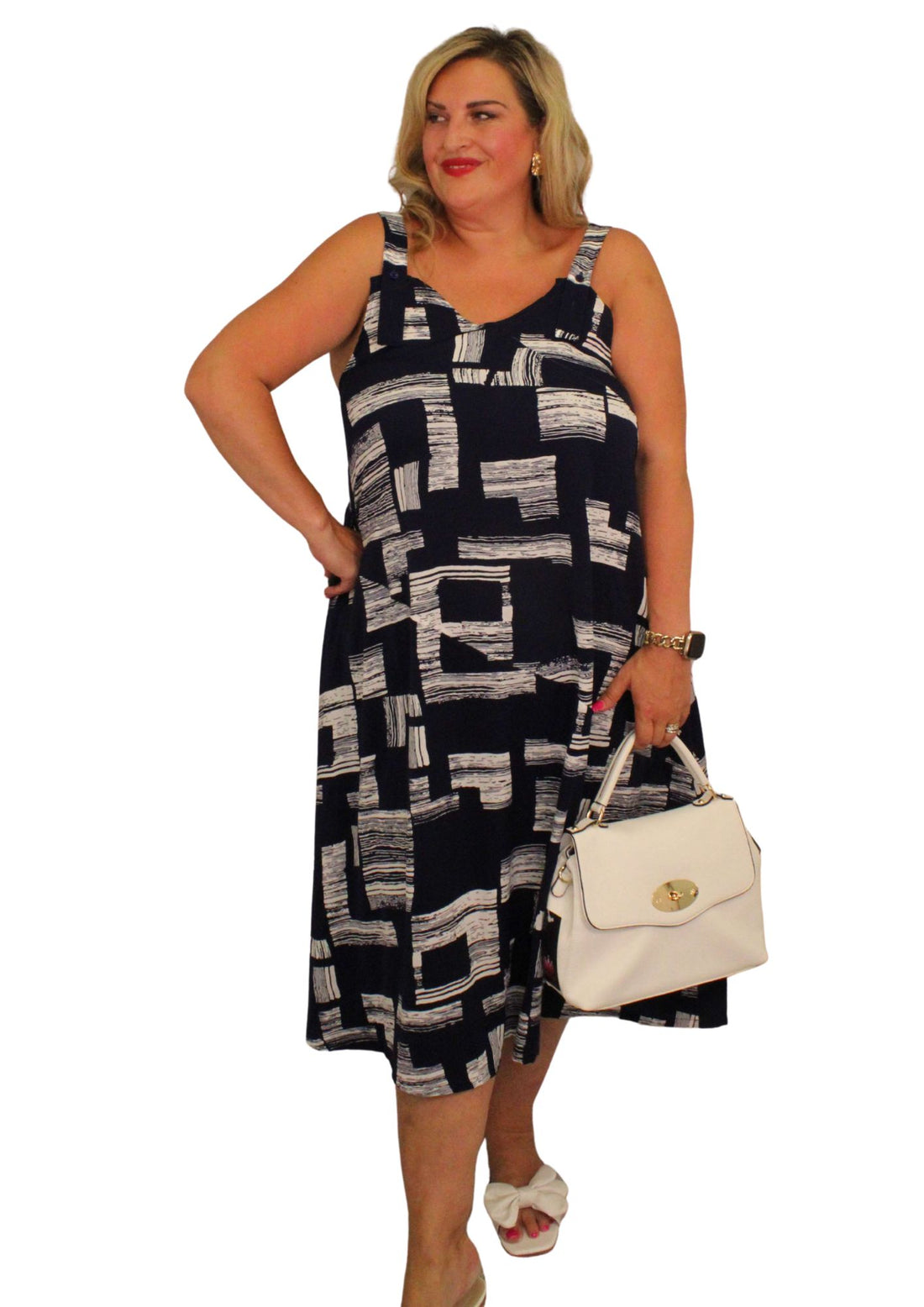Pinny Dress Block Line