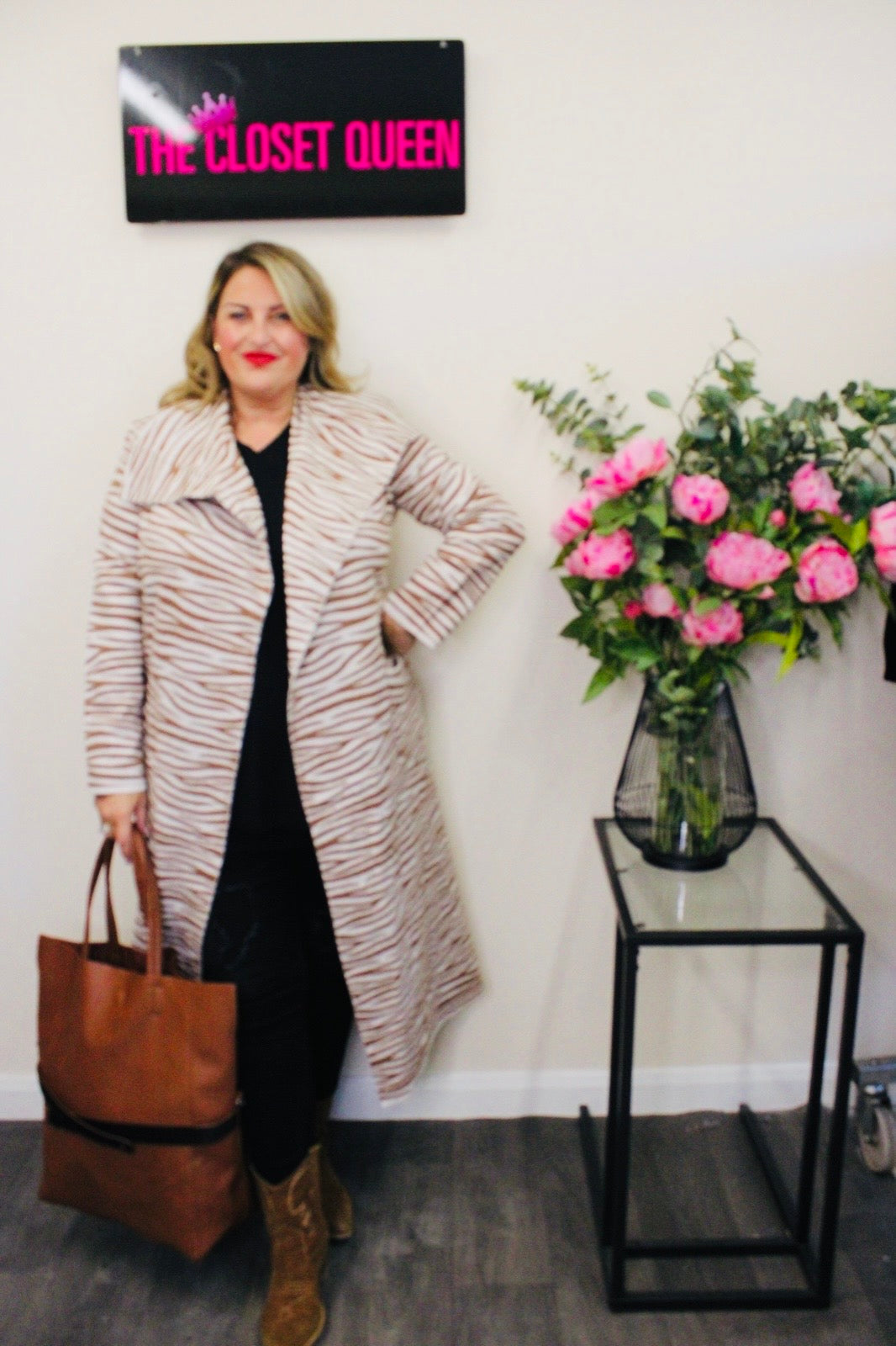 richness cardigan zebra print