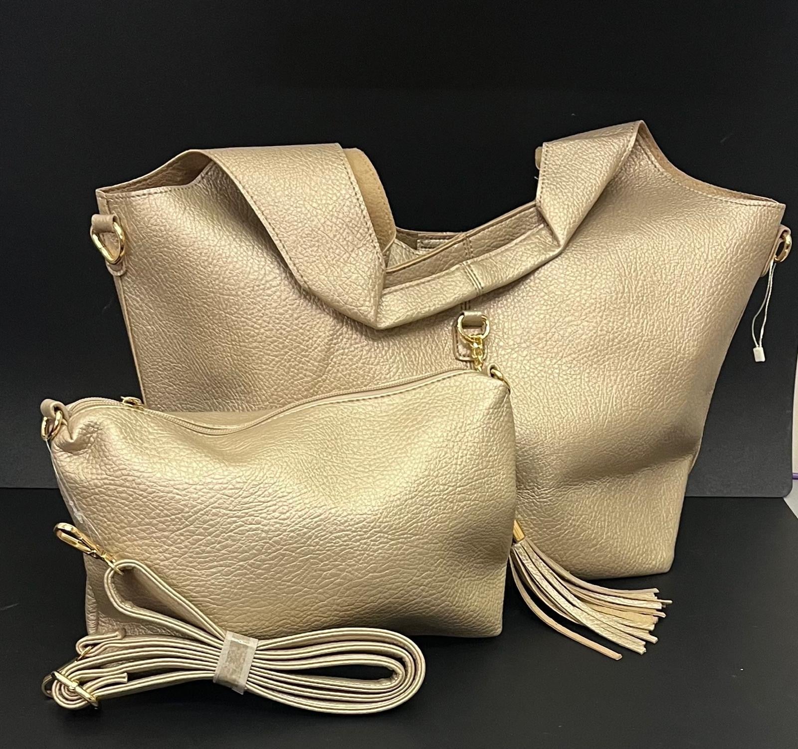 Gold tassel bag best sale