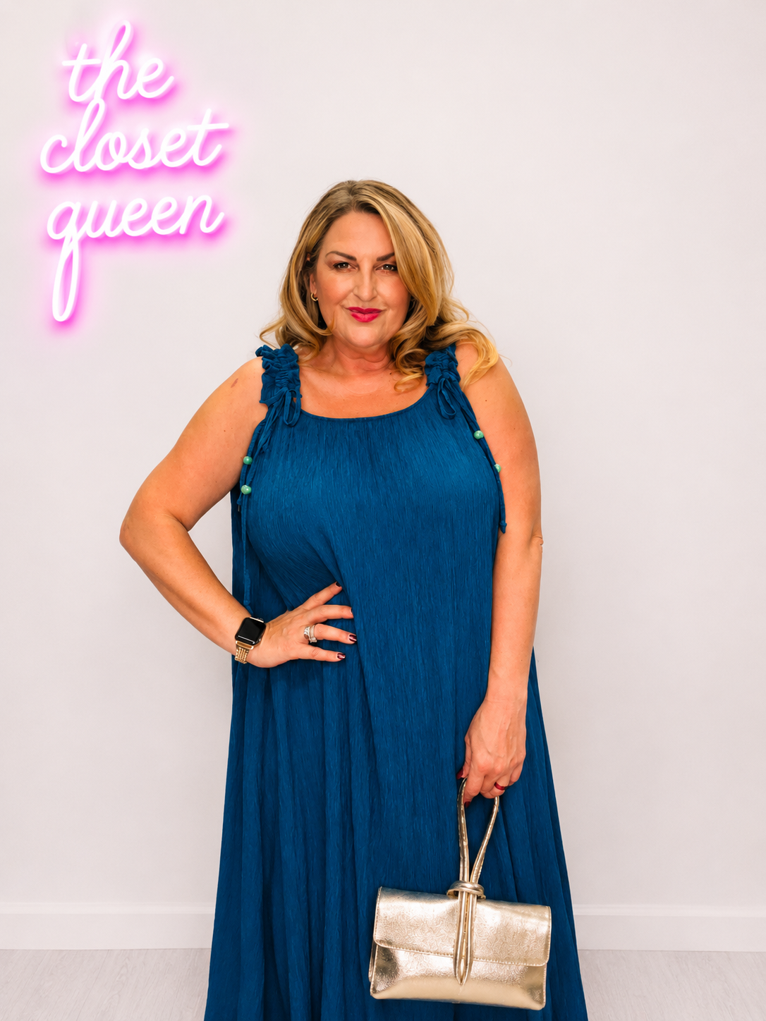 Ruffle Strap Bead Dress