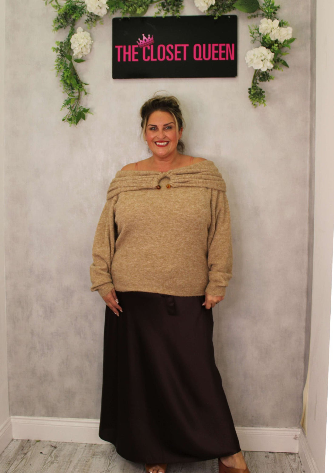 Horseshoe Off Shoulder Jumper