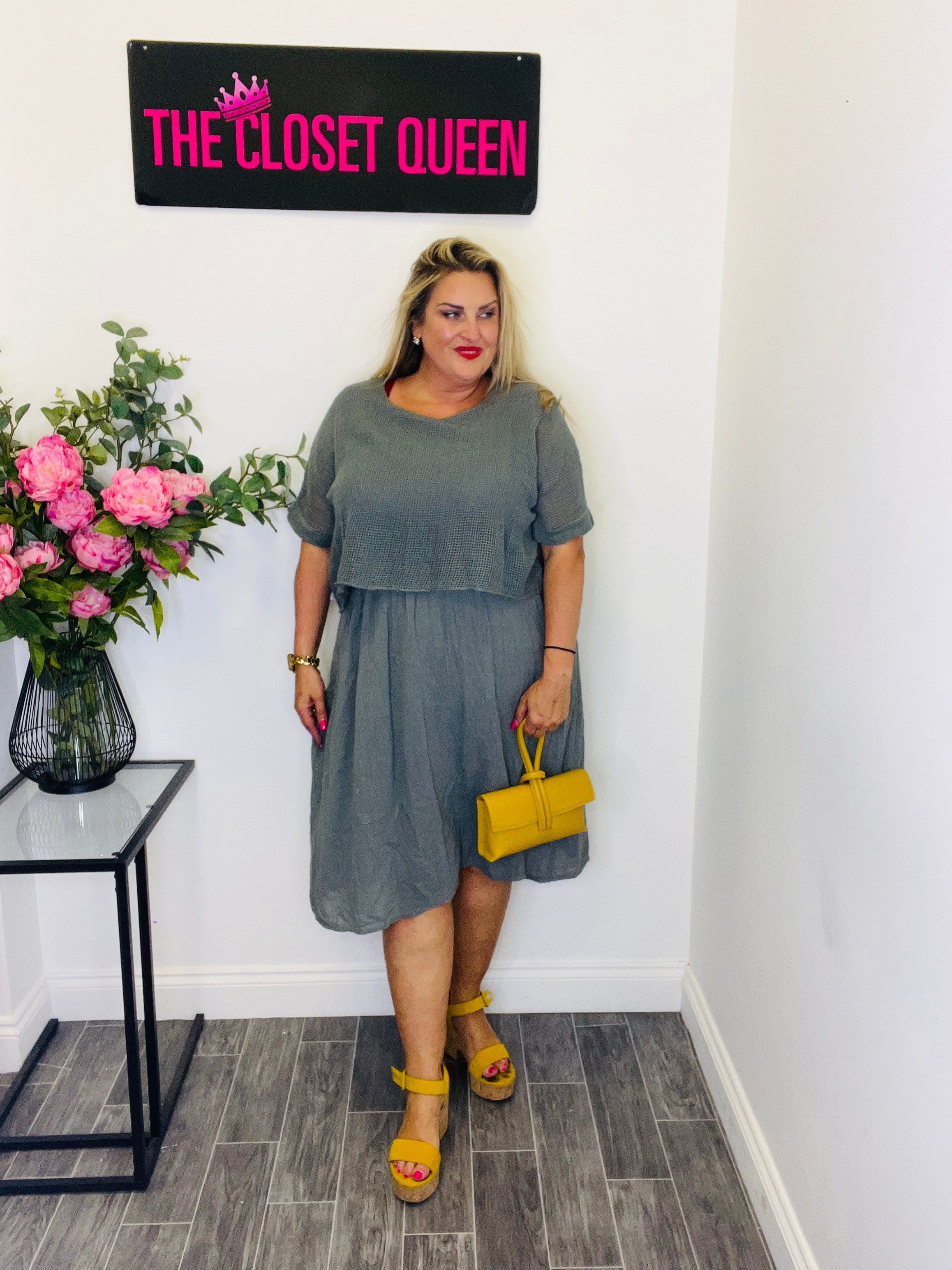 Sheen Net Top Dress The Closet Queen