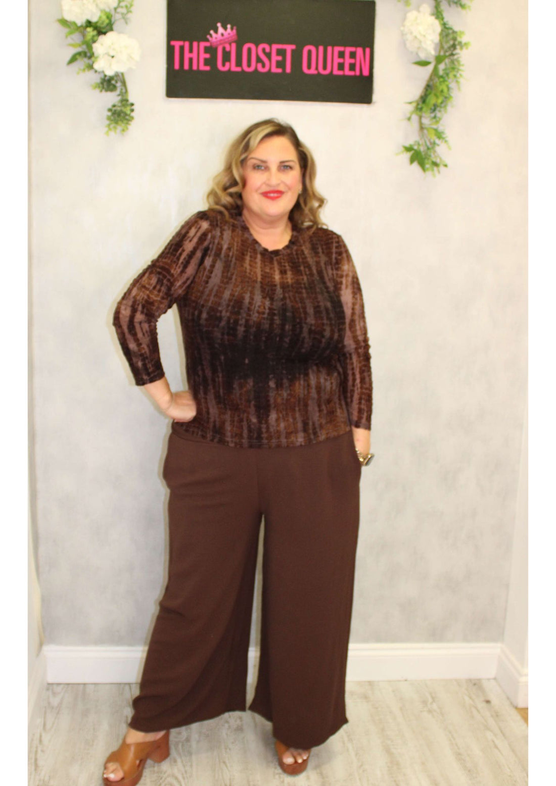 Sheer Top Velour Rep