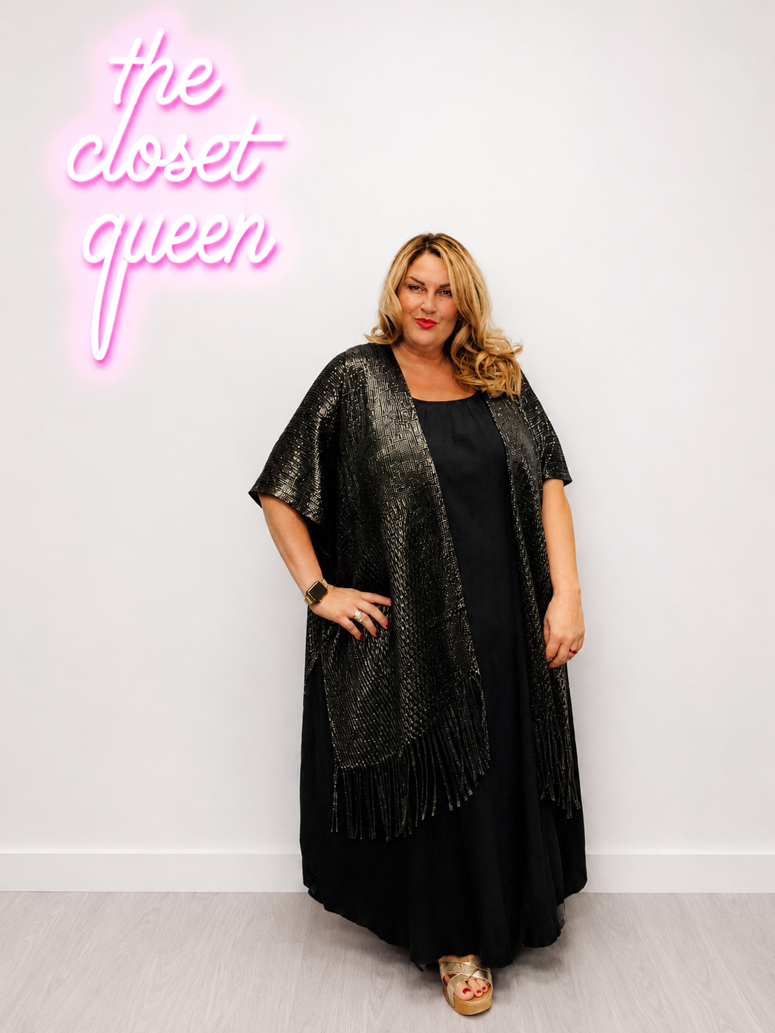 Shimmer Drop Kimono