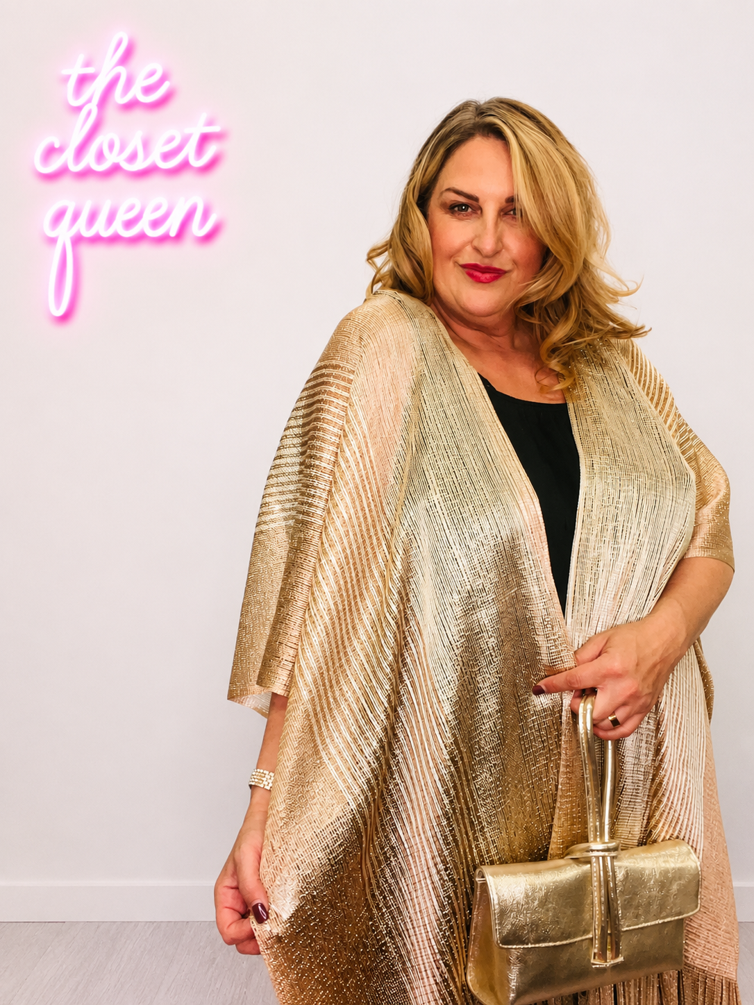 Shimmer Throw Over Lines