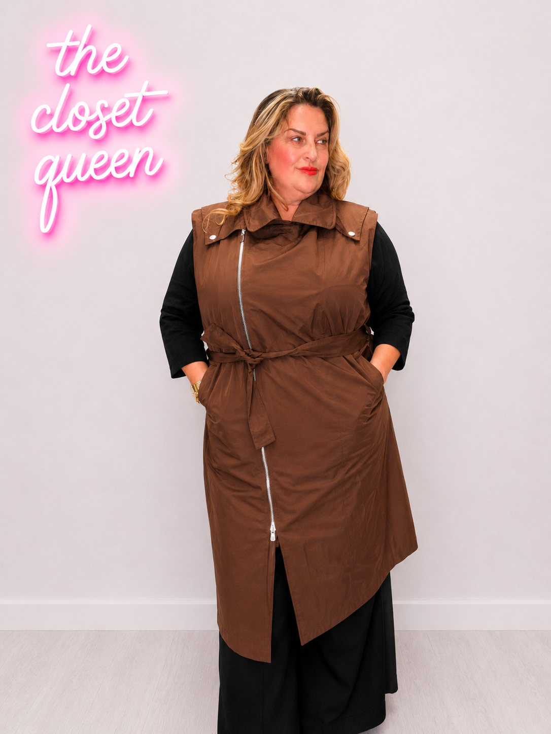 Side Zip Waistcoat By CREA-TIVE