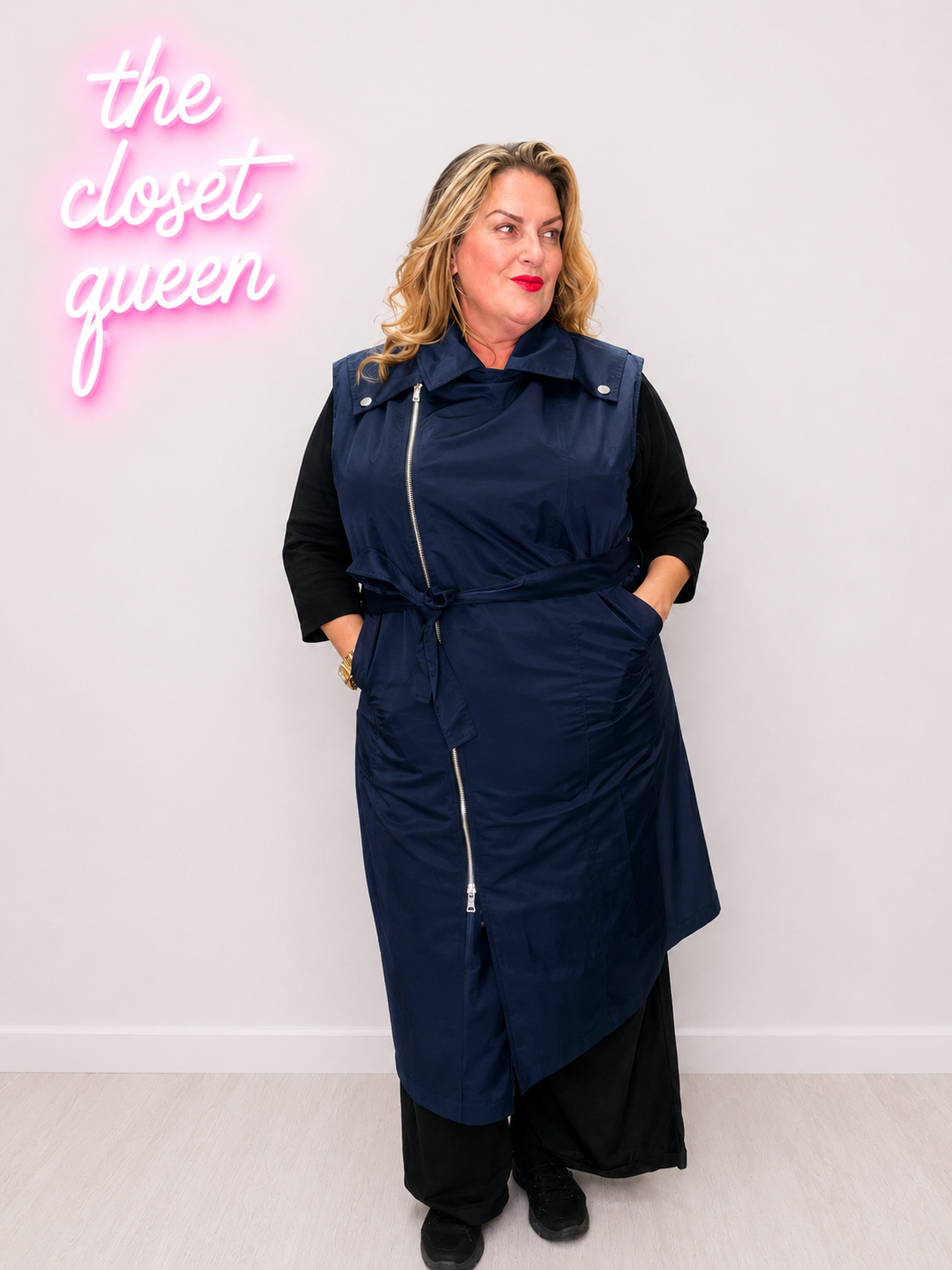 Side Zip Waistcoat By CREA-TIVE