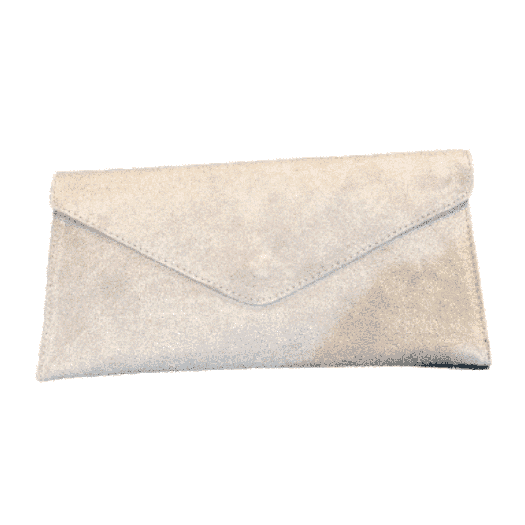 Envelope Clutch Suede Leather