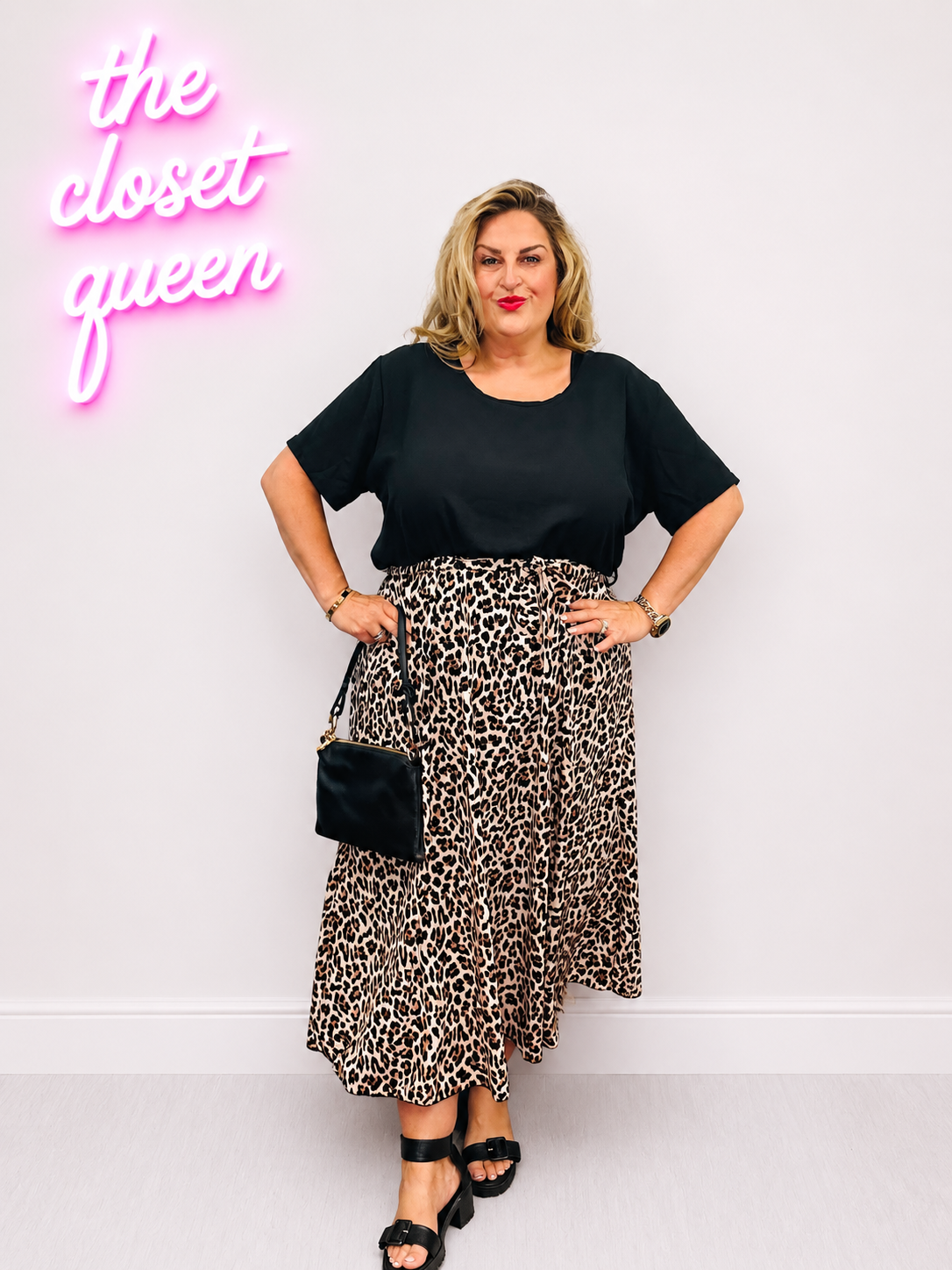 Skirt Style Dress Leopard