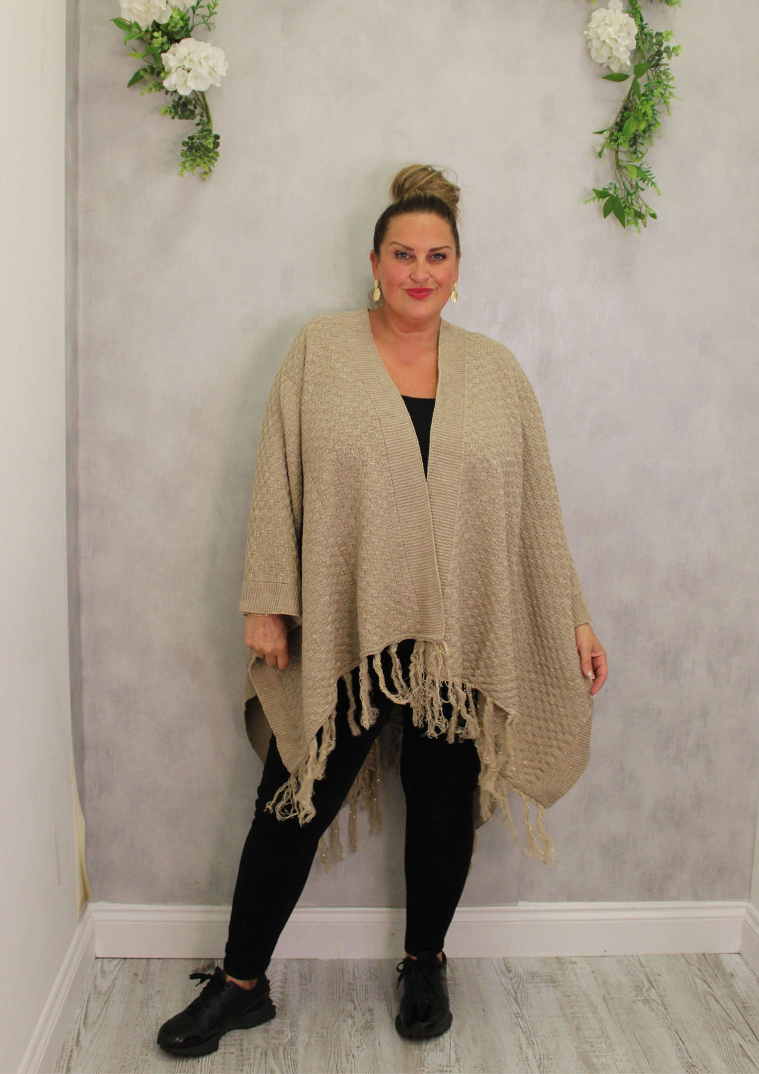 Sprinkle Tassel Poncho