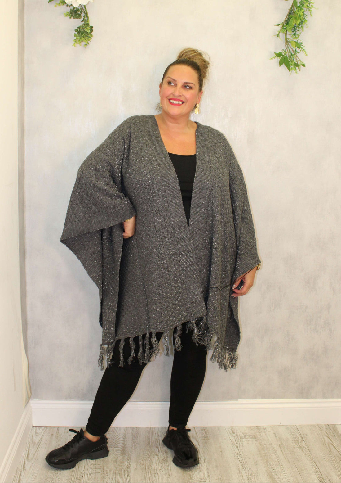 Sprinkle Tassel Poncho