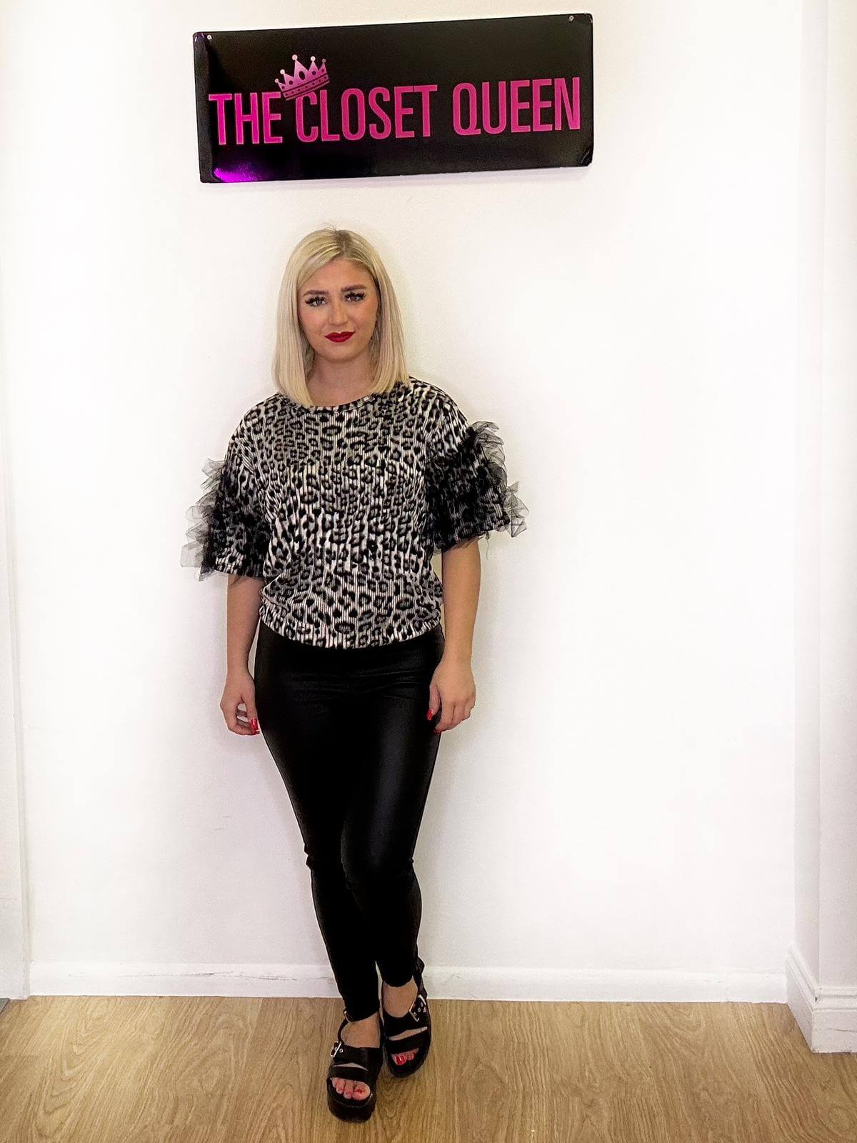 Leopard best sale boutique top