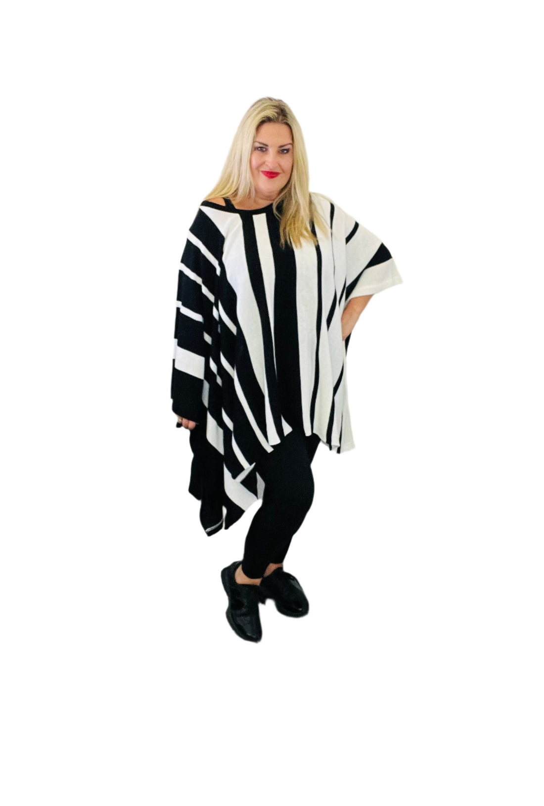 visa stripe jumper plus size curve