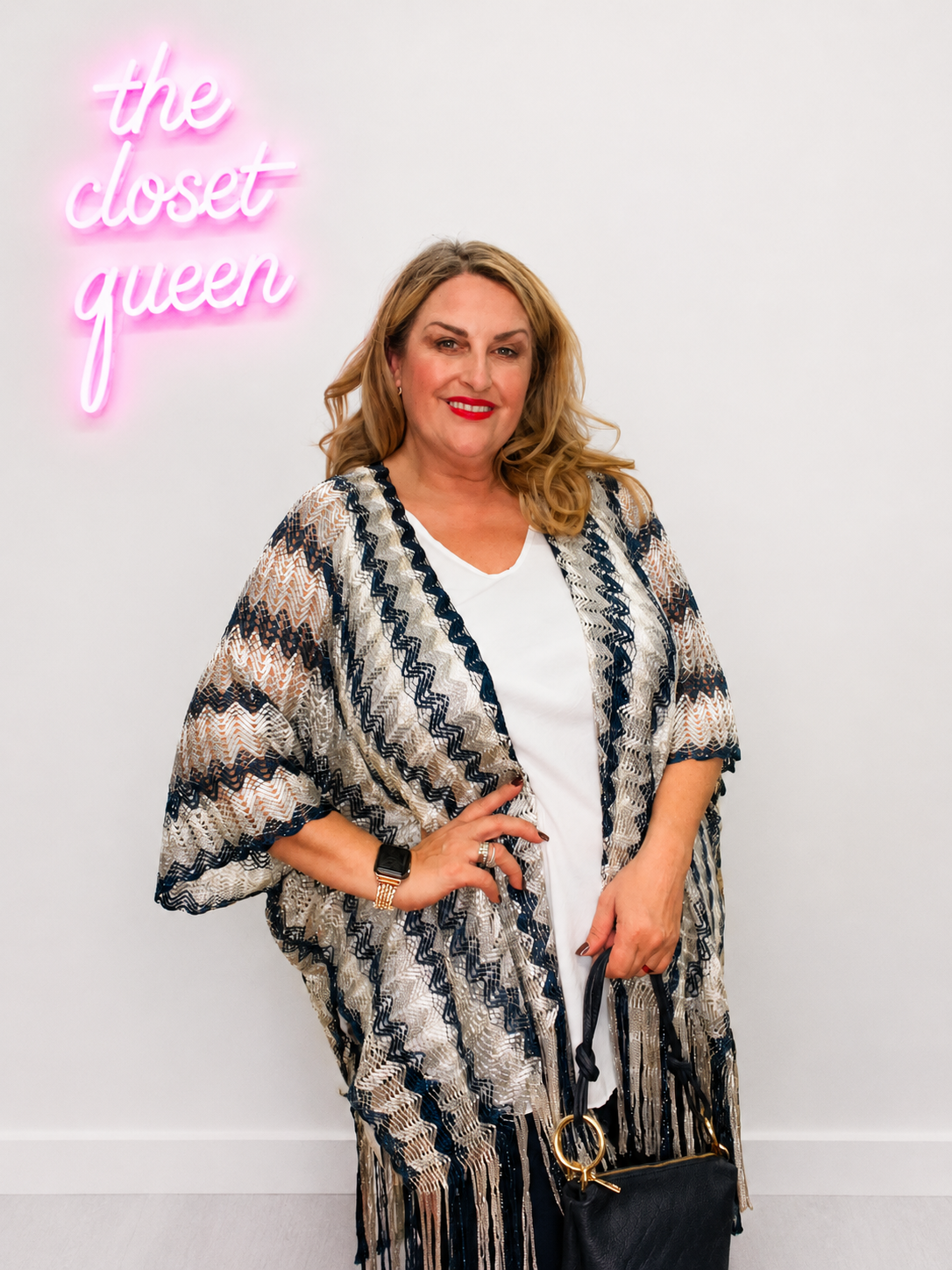 Ziggy Zag Shimmer Kimono