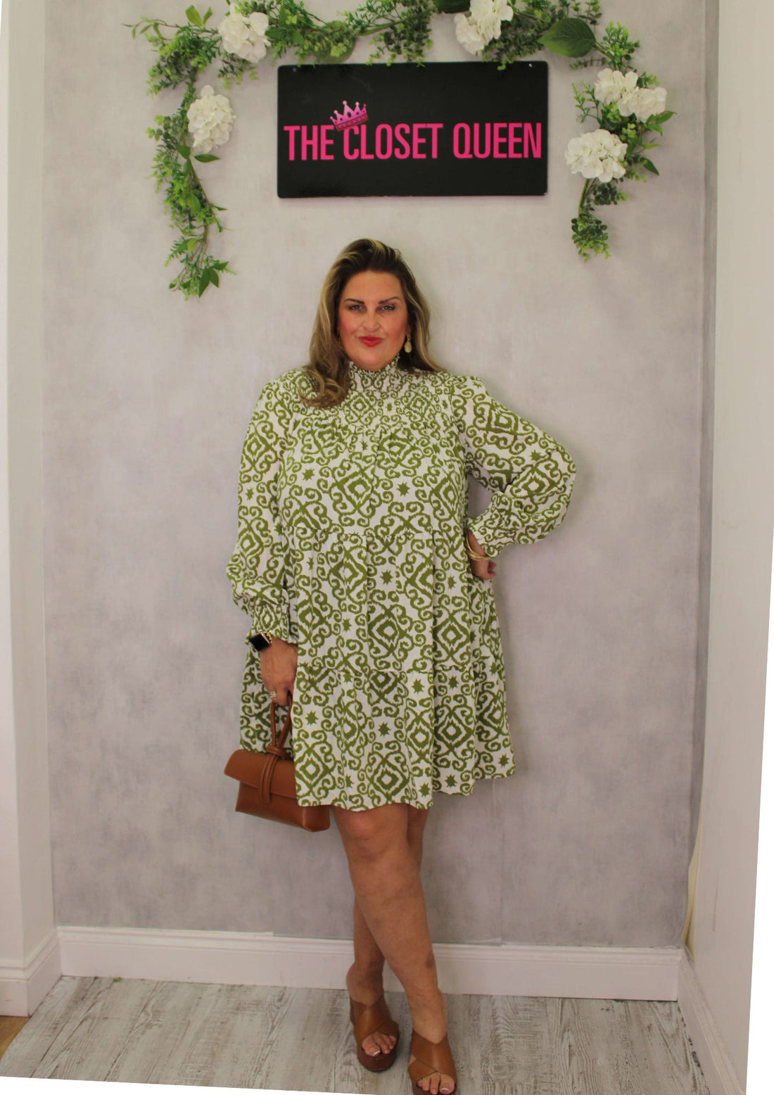 Zoe Dress Diswirl Print