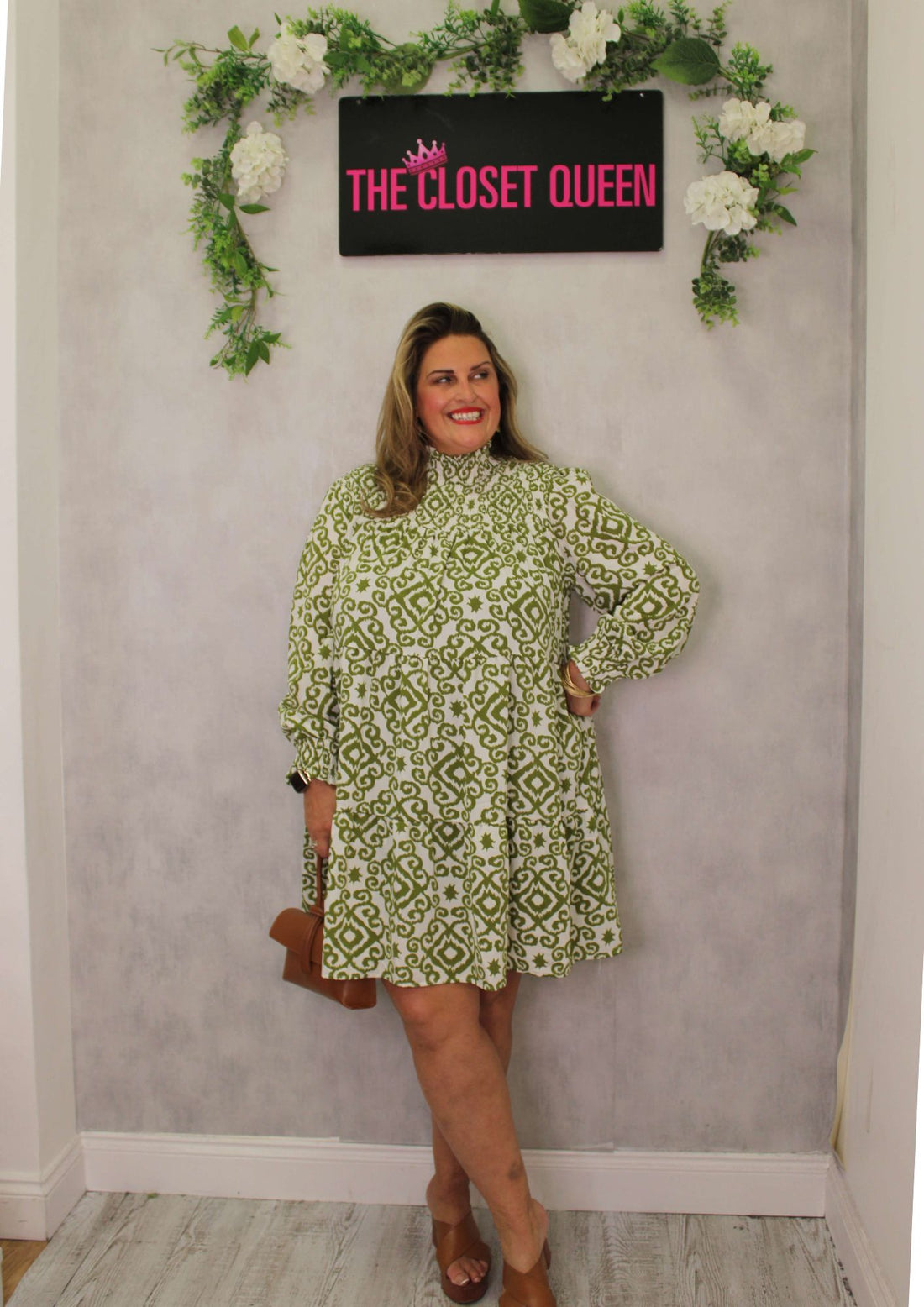 Zoe Dress Diswirl Print